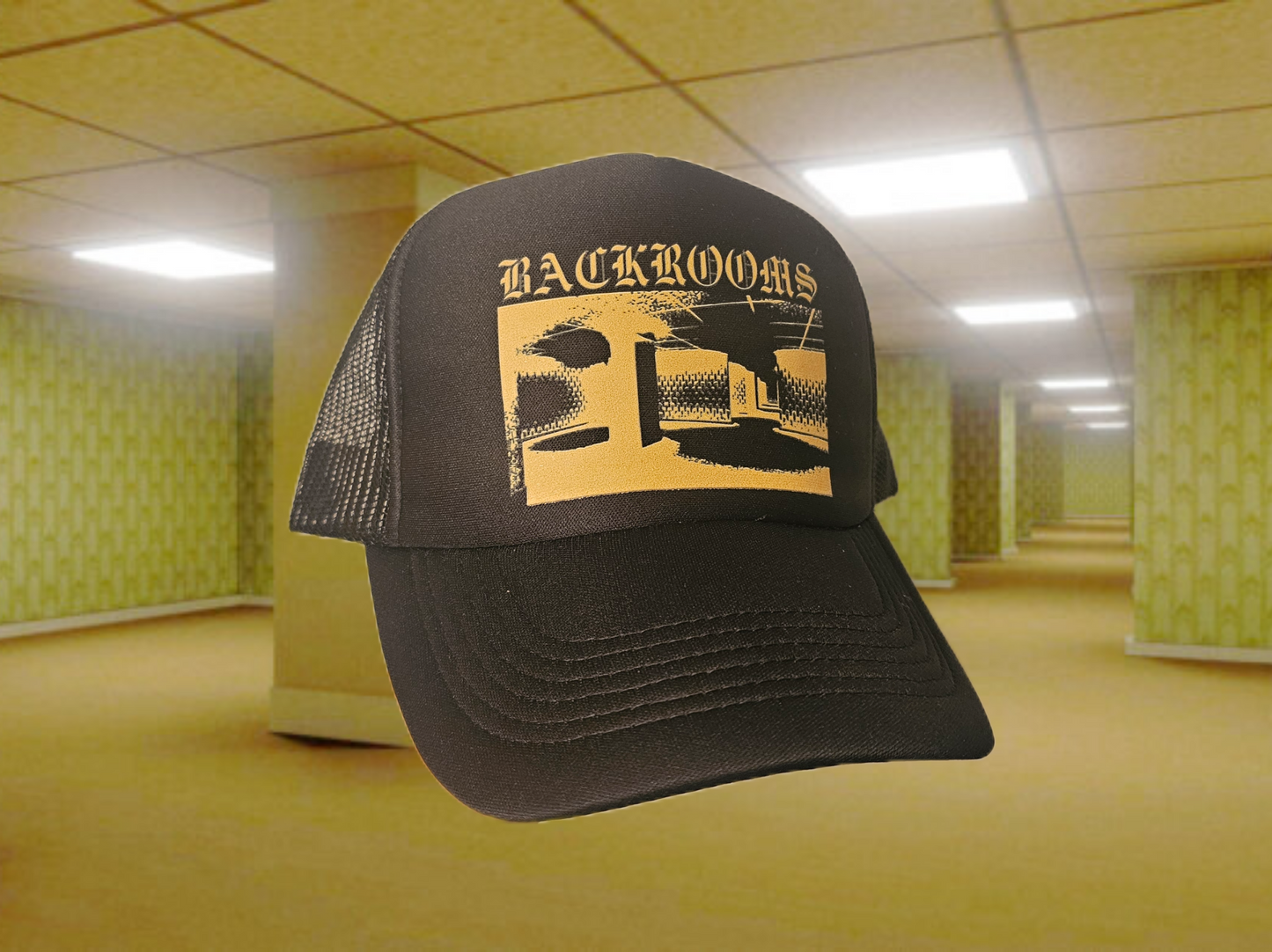 Backrooms Trucker Hat